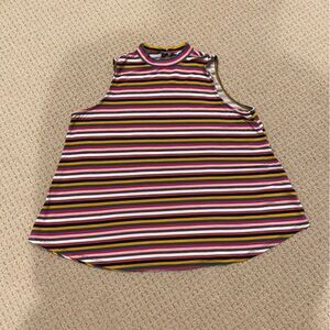 🔆3/$25🔆 Love, Fire Striped Sleeveless Tunic Size L
